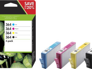 HP 364 4-pack Black/Cyan/Magenta/Yellow Original Ink Cartridges blækpatron 4 stk Standard udbytte Sort, Blå, Magenta, Gul
