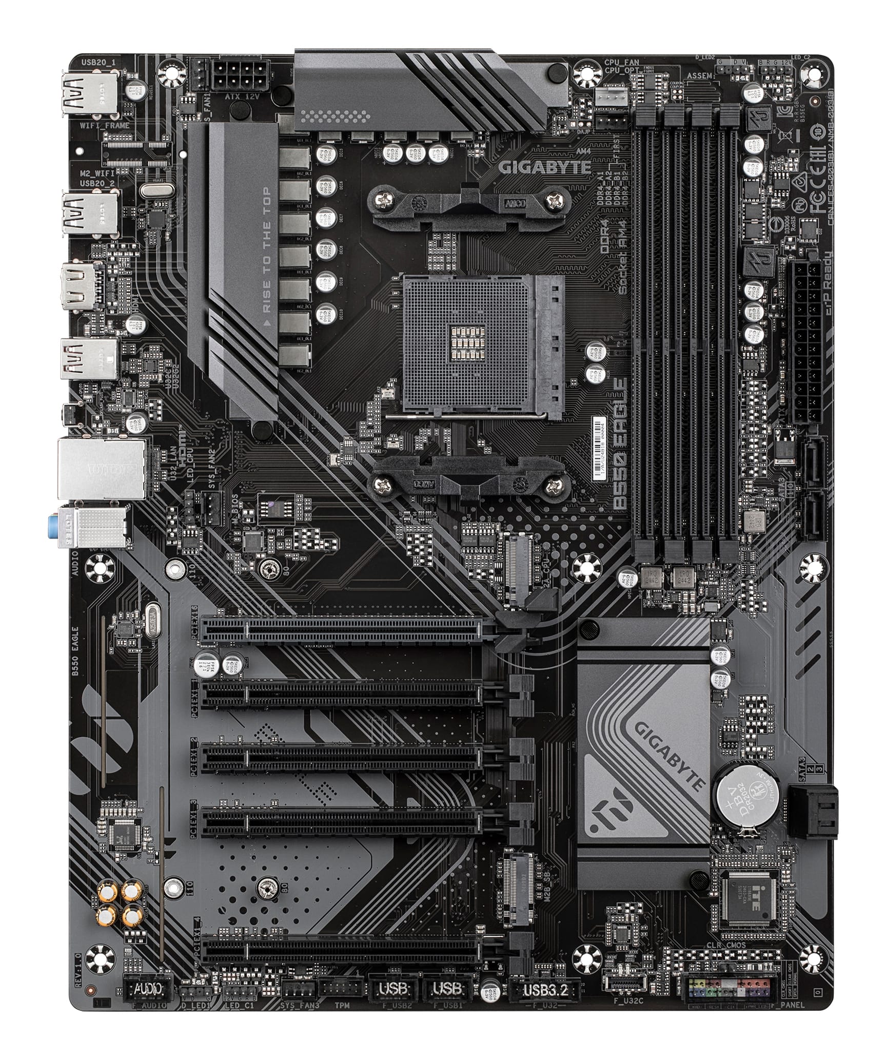 GIGABYTE B550 EAGLE bundkort AMD B550 Stik AM4 ATX - Billede 2