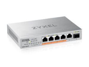 Zyxel XMG-105HP Ikke administreret 2.5G Ethernet (100/1000/2500) Strøm over Ethernet (PoE) Sølv