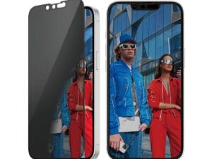 PanzerGlass ® Privacy Screen Protector iPhone 16e | 14 | 13 | 13 Pro | Ultra-Wide Fit w. Aligner Klar skærmbeskytter Apple 1 stk