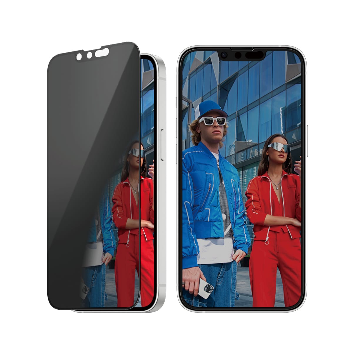 PanzerGlass ® Privacy Screen Protector iPhone 16e | 14 | 13 | 13 Pro | Ultra-Wide Fit w. Aligner Klar skærmbeskytter Apple 1 stk