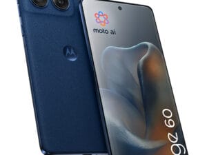 Motorola edge 60 16,9 cm (6.67") Dual SIM Android 15 5G USB Type-C 12 GB 512 GB 5200 mAh Blå