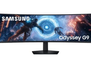 Samsung G91F computerskærm 124,5 cm (49") 5120 x 1440 pixel Dual QHD LCD Sort