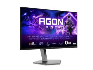 AOC AGON PRO AG326UD computerskærm 80 cm (31.5") 3840 x 2160 pixel 4K Ultra HD QD-OLED Sort