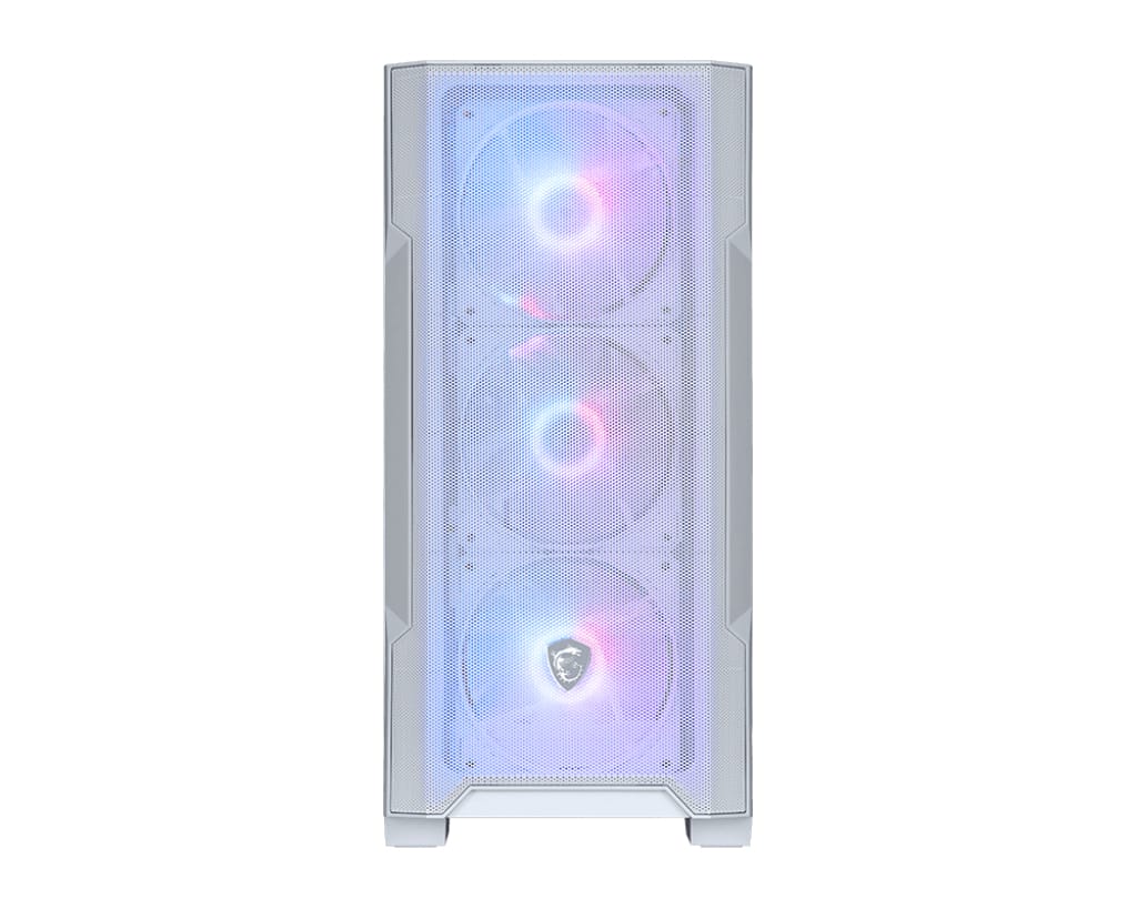 MSI MAG FORGE M100R Midi Tower Transparent, Hvid - Billede 2