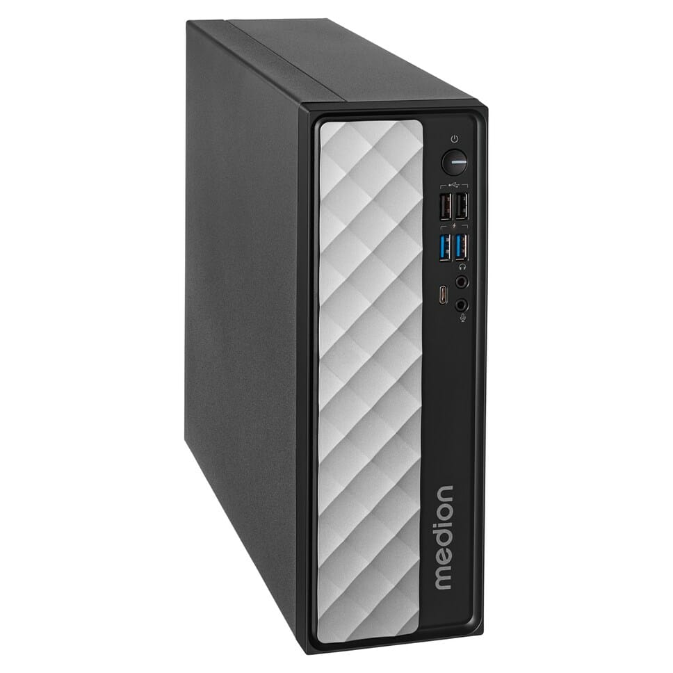 MEDION T80 MINI PC Intel® Core™ i5 i5-12450H 16 GB DDR4-SDRAM 512 GB SSD Sort, Grå - Billede 3