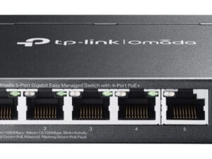TP-Link Omada ES205G Administreret Gigabit Ethernet (10/100/1000) Strøm over Ethernet (PoE) Sort