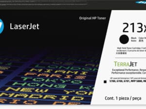 HP 213X High Yield Black Original LaserJet Toner Cartridge tonerpatron 1 stk