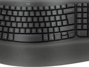 Logitech Wave Keys for Business tastatur RF trådløs + Bluetooth QWERTY Dansk, Finsk, Norsk, Svensk Grafit