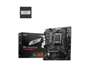 MSI PRO A620M-B bundkort AMD A620 Sokkel AM5 micro ATX