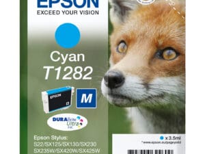 Epson Fox T1282 blækpatron 1 stk Original Blå