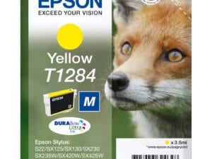 Epson Fox T1284 blækpatron 1 stk Original Gul