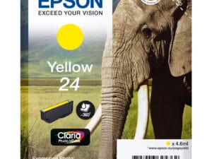 Epson Elephant C13T24244012 blækpatron 1 stk Original Standard udbytte Gul