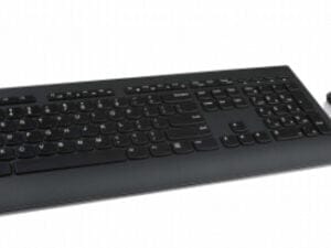 Lenovo 4X30H56804 tastatur Mus inkluderet RF trådløst Dansk Sort
