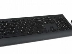 Lenovo 4X30H56824 tastatur Mus inkluderet Universel RF trådløst QWERTY Finsk, Svensk Sort