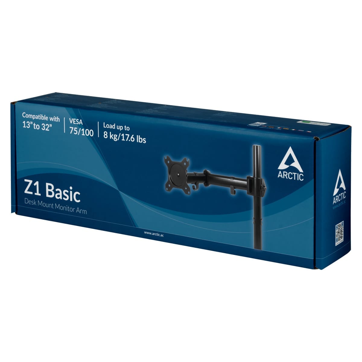 ARCTIC Z1 Basic 81,3 cm (32") Sort Skrivebord - Billede 8