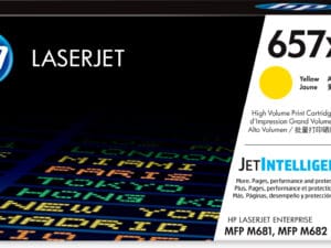 HP 657X High Yield Yellow Original LaserJet Toner Cartridge tonerpatron 1 stk