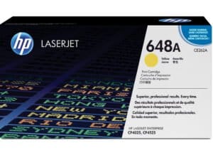 HP 648A Yellow Original LaserJet Toner Cartridge tonerpatron 1 stk