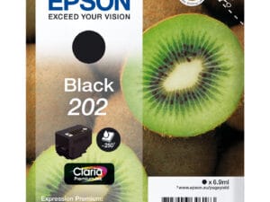 Epson Kiwi 202 blækpatron 1 stk Original Standard udbytte Sort