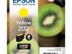 Epson Kiwi 202 blækpatron 1 stk Original Standard udbytte Gul