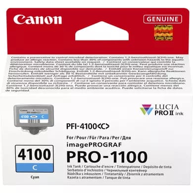 Canon LUCIA PRO II blækpatron 1 stk Original Standard udbytte Blå - Billede 2