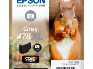 Epson Squirrel 478XL blækpatron 1 stk Original Højt (XL) udbytte Grå