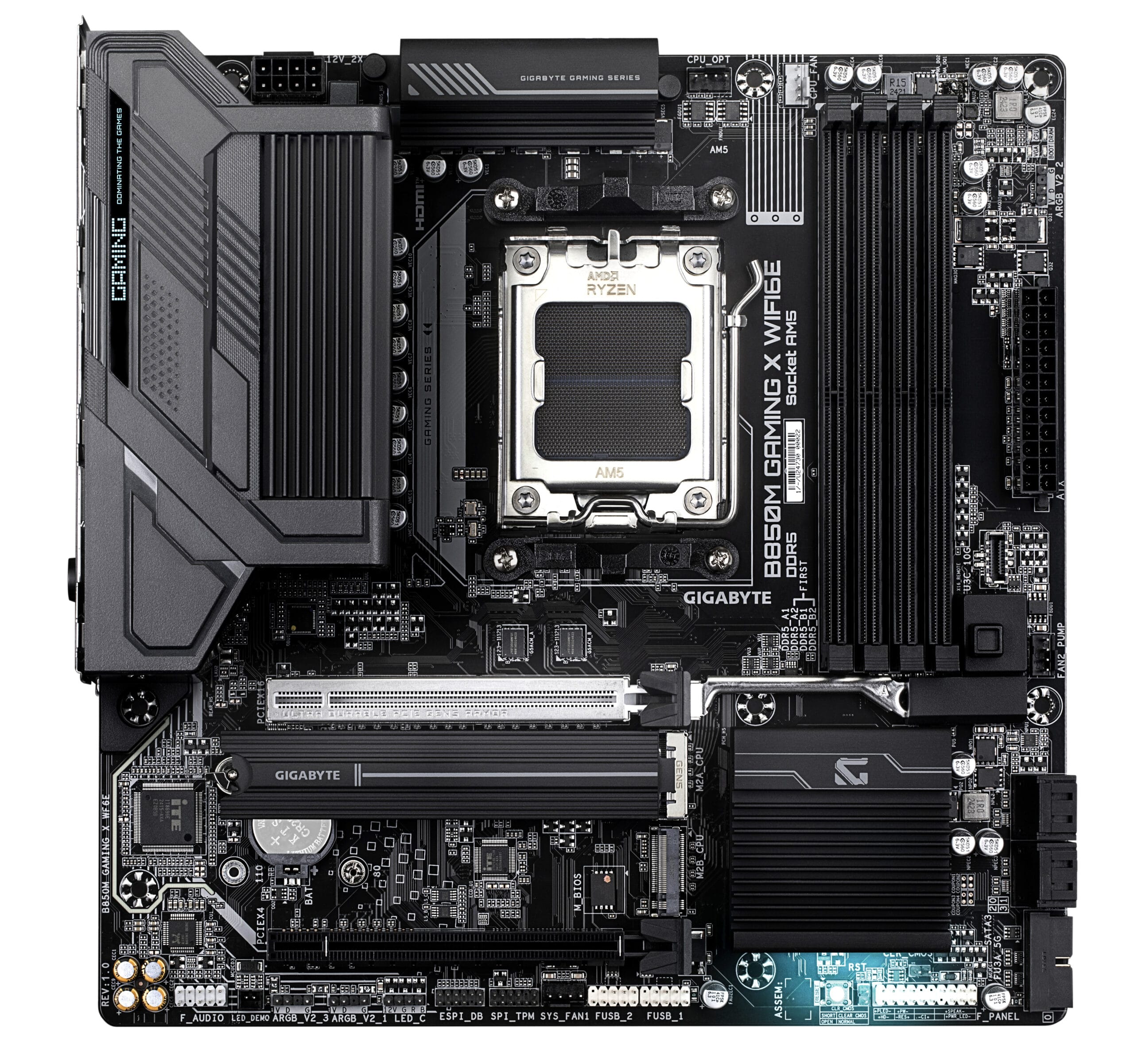 GIGABYTE B850M GAMING X WIFI6E AMD B850 Sokkel AM5 micro ATX - Billede 2