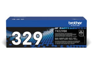 Brother TN-329BK tonerpatron 1 stk Original Sort