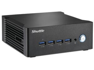 Shuttle Nano PC NA10H 1L størrelse PC Sort 8845HS 3,8 GHz