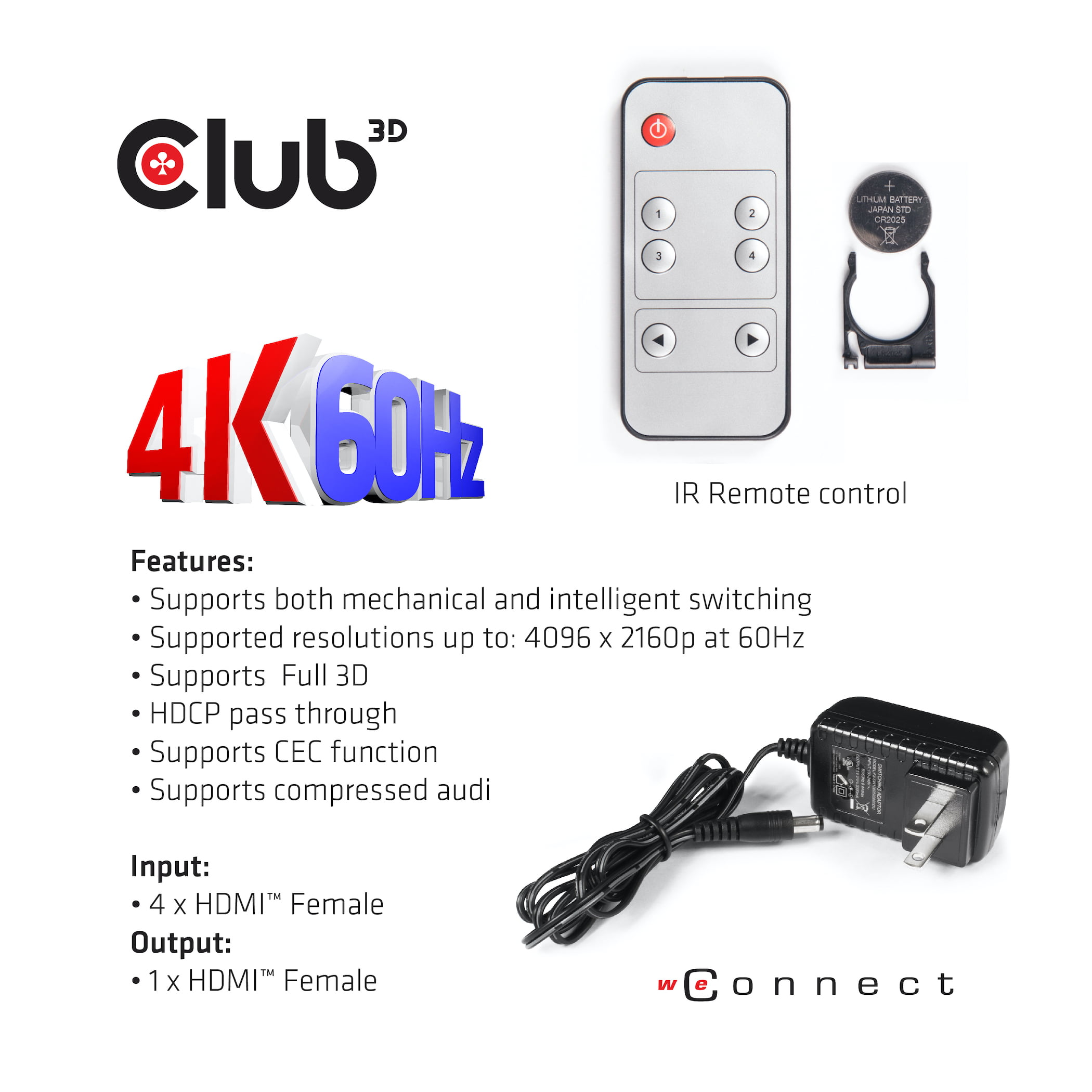 CLUB3D CSV-1370 video-splitter 1 - Billede 9