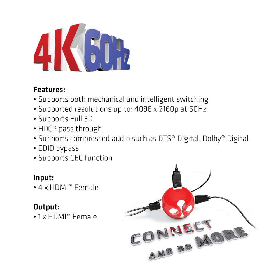 CLUB3D CSV-1370 video-splitter 1 - Billede 5