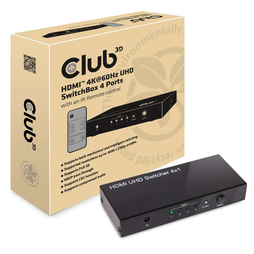 CLUB3D CSV-1370 video-splitter 1 - Billede 2