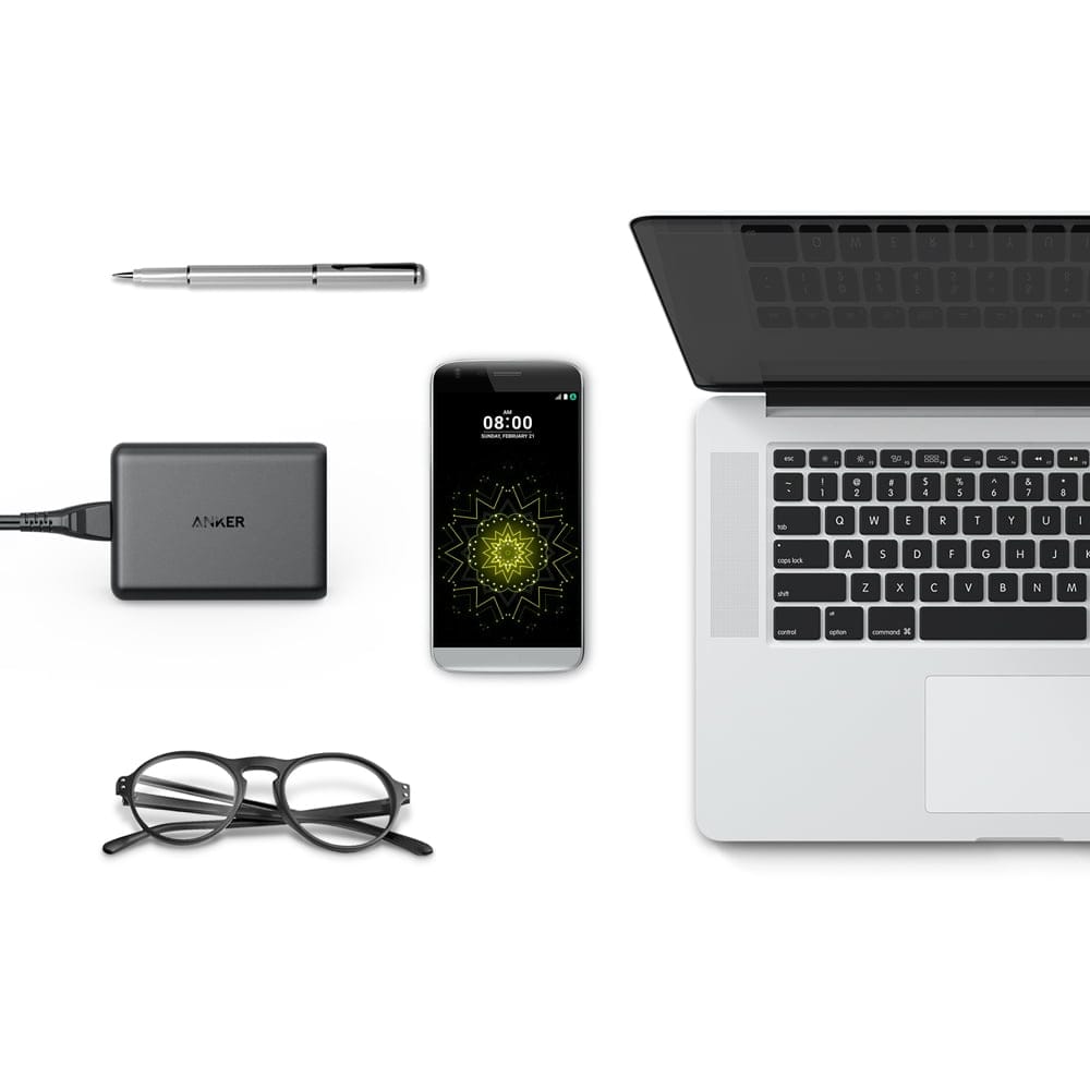 Anker PowerPort Speed 5 Universel Sort Vekselstrøm Indendørs - Billede 8