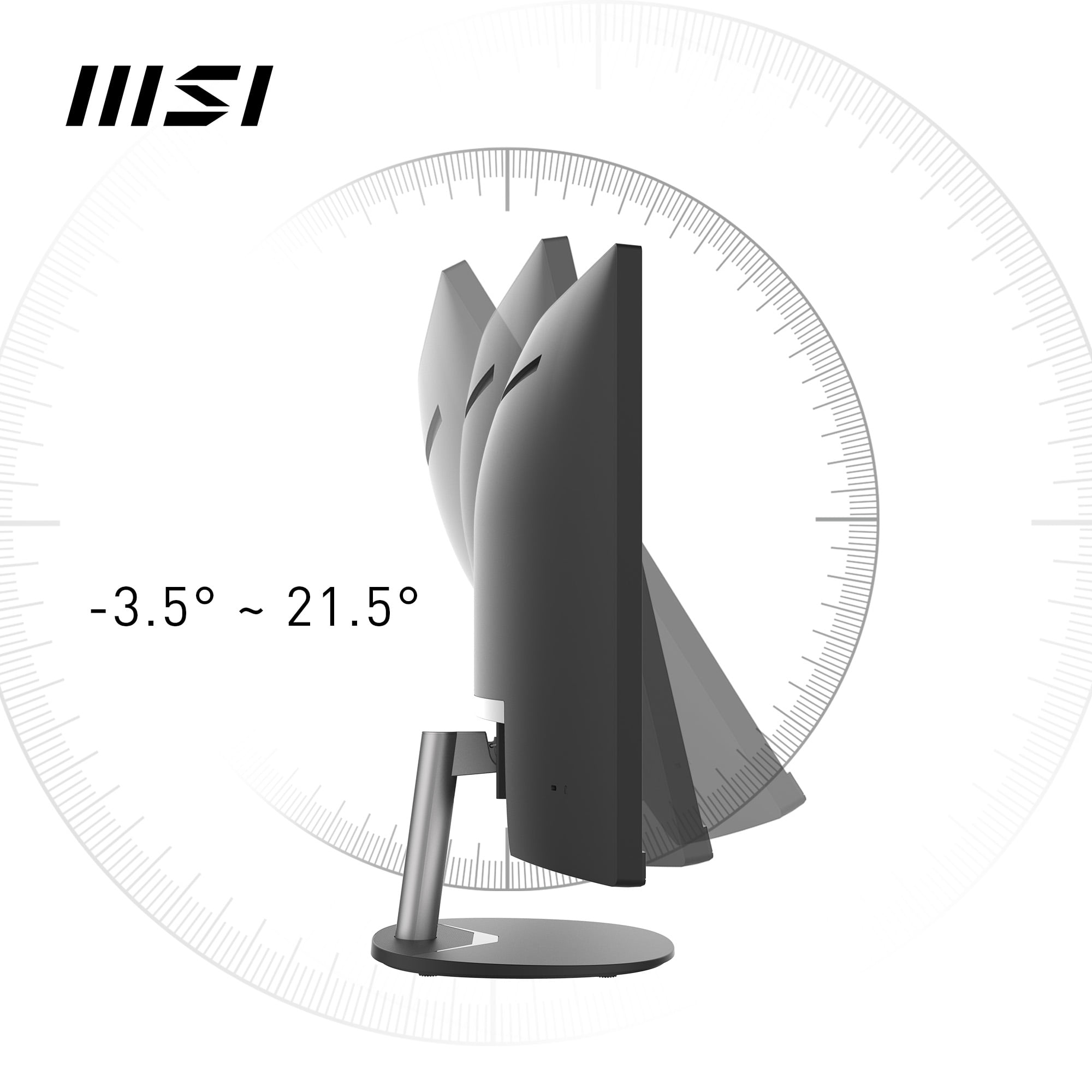 MSI Pro MP341CQ computerskærm 86,4 cm (34") 3440 x 1440 pixel UltraWide Quad HD Sort - Billede 5