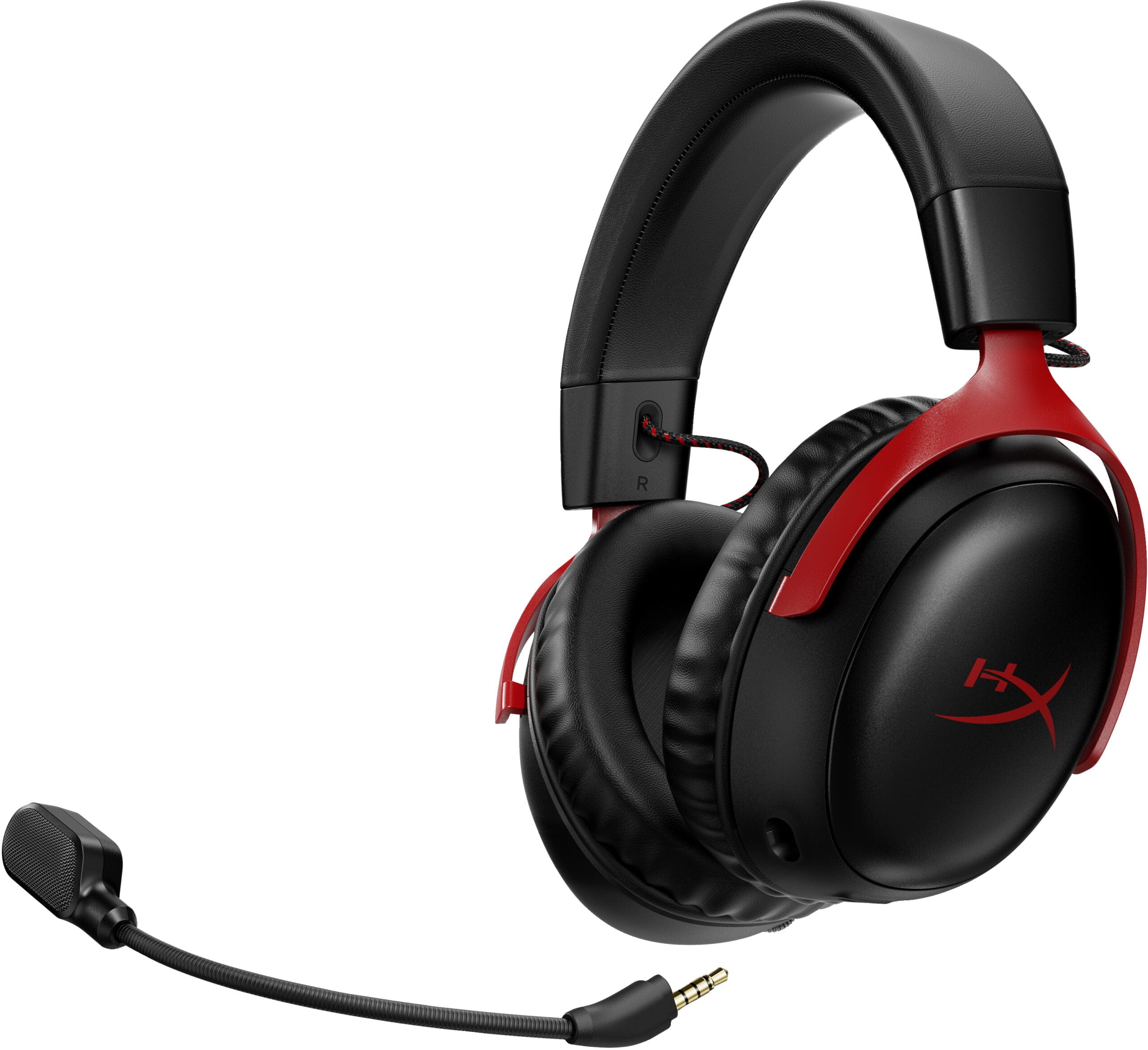 HP HyperX Cloud III Wireless - Gaming Headset Kabel & trådløs Spil USB Type-A Sort, Rød - Billede 2