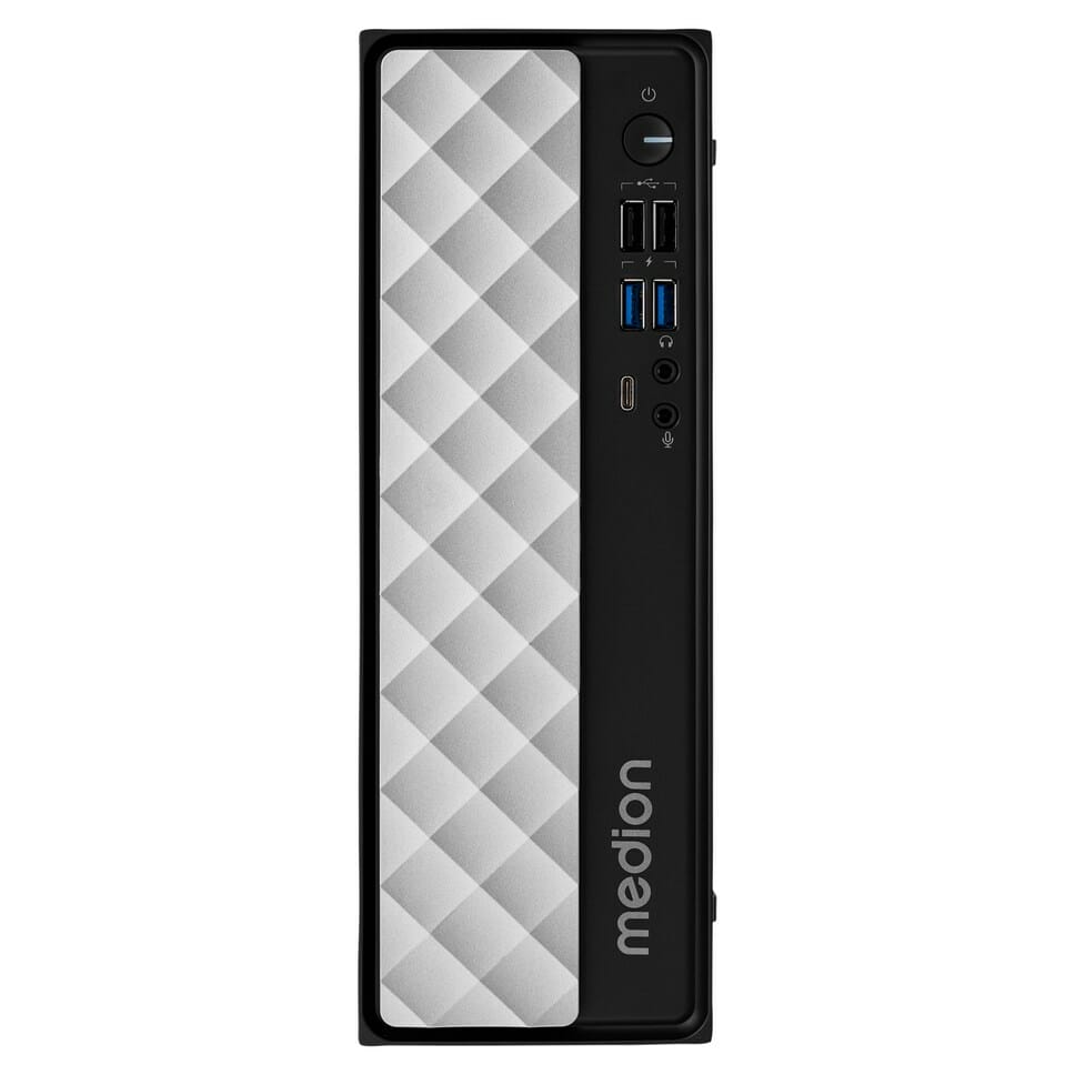 MEDION T80 MINI PC Intel® Core™ i5 i5-12450H 16 GB DDR4-SDRAM 512 GB SSD Sort, Grå - Billede 4