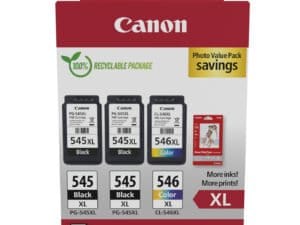 Canon 8286B015 blækpatron 3 stk Original Højt (XL) udbytte Sort, Blå, Magenta, Gul