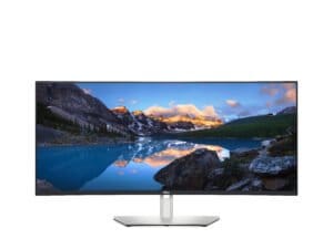 DELL UltraSharp U3824DW LED display 95,2 cm (37.5") 3840 x 1600 pixel Wide Quad HD+ LCD Sort, Sølv