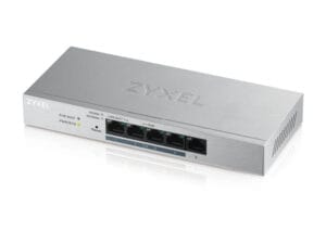 Zyxel GS1200-5HP v2 Administreret Gigabit Ethernet (10/100/1000) Strøm over Ethernet (PoE) Grå