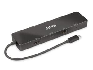 CLUB3D CSV-1584 dockingstation Ledningsført USB 3.2 Gen 2 (3.1 Gen 2) Type-C Sort