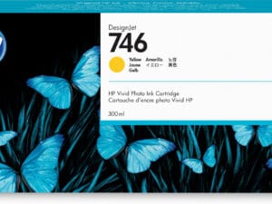 HP 746 300-ml Yellow DesignJet Ink Cartridge blækpatron 1 stk Original Standard udbytte Gul