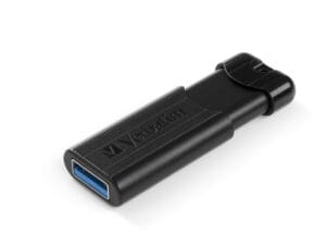 Verbatim PinStripe USB-nøgle 128 GB USB Type-A 3.2 Gen 1 (3.1 Gen 1) Sort