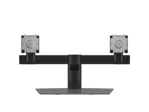 DELL Dual Monitor Stand 68,6 cm (27") Skrivebord Aluminium, Sort