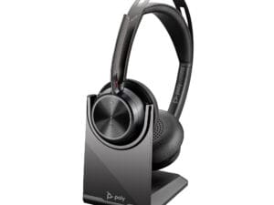 POLY Voyager Focus 2 USB-C-C Headset +USB-C/A Adapter +Charging Stand