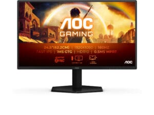 AOC G4 25G42E computerskærm 62,2 cm (24.5") 1920 x 1080 pixel Fuld HD LED Sort, Rød