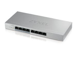 Zyxel GS1200-8HP v2 Administreret Gigabit Ethernet (10/100/1000) Strøm over Ethernet (PoE) Grå