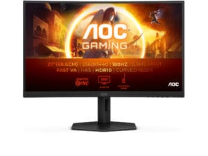 AOC G4 CQ27G4X computerskærm 68,6 cm (27") 2560 x 1440 pixel Quad HD LCD Sort