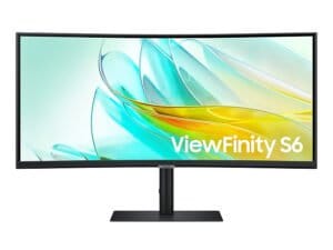 Samsung ViewFinity LS34C652UAUXEN computerskærm 86,4 cm (34") 3440 x 1440 pixel 4K Ultra HD LED Sort