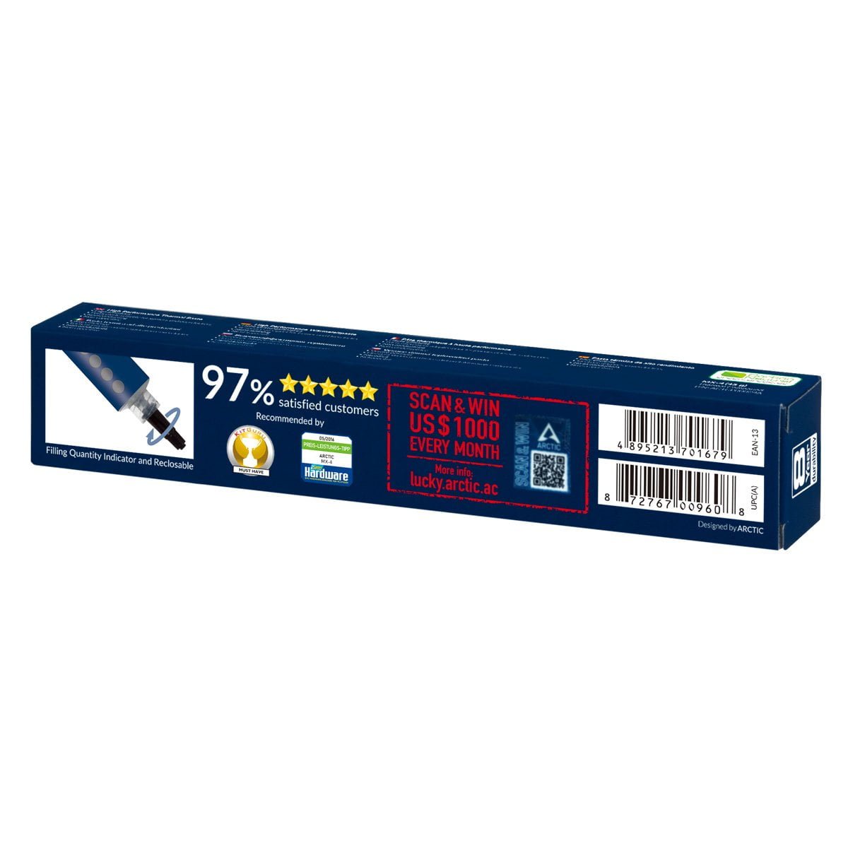 ARCTIC MX-4 kølekomponent Termisk pasta 8,5 W/mK 45 g - Billede 3