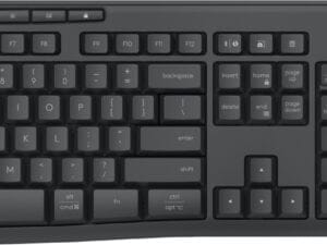 Logitech MK370 Combo for Business tastatur Mus inkluderet RF trådløs + Bluetooth QWERTY Nordisk Grafit